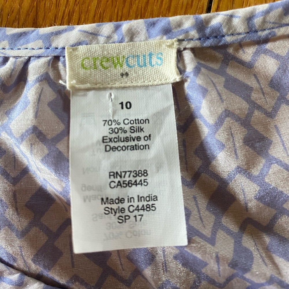 CrewCuts Size 10 Girls Blouse - Picture 5 of 5